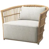 IKEA STOCKHOLM 2025 Sessel Rattan/Djurmo grau/weiß