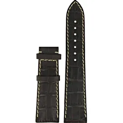 Certina - Leder Lederarmband ohne Schließe 22mm/18mm C610014537 - alligator-prägung,braun,rind