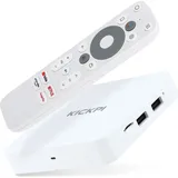 Zehnder KP-1, KICKPI IPTV Box, 4K UHD, Android 11, Streaming, Netflix, Prime Video, YouTube, Google Play, Dolby, WiFi WLAN 2.4G/5G, Bluetooth FB, 32GB