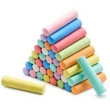 Joyin 60 PCS ungiftige abwaschbare Jumbo-Kreide für den Außenbereich (10 colors) for Painting on Chalkboard, Art Play and Playground Toy
