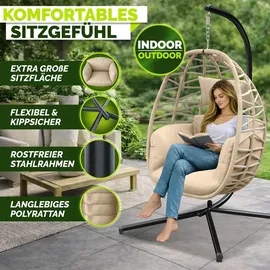 tillvex Hängesessel tillvex Beige