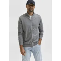 Selected HOMME SLHBERG FULL ZIP CARDIGAN Grau XXL