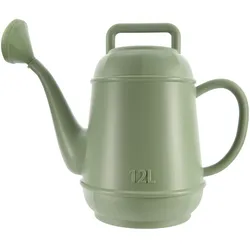 Decoris Gießkanne Brausekopf 12l Garten Balkon Garten  Mint- Kunststoff - Großes Gießgefäß mit Brause - Spritzkanne - Gartengießkanne - Watering Can Outdoor