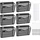 Vevor 6 Pack Wand Zeitungshalter, Einzelfach wandmontierter Organizer Zeitungsständer aus Netzgewebe, Magazinhalter Prospekthalter für Zeitschriften Papier und Dokumente Aktenablage für Büro Schule