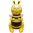 Fachhandel Plus Gartenfigur sitzende Biene lustige Deko Tierfigur Gartendeko Dekofigur