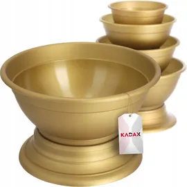 Kadax Blumenschale mit Standfuß Ø 25,5 cm gold