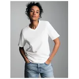 TRIGEMA V-Shirt DELUXE Weiß M