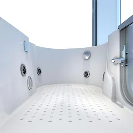AcquaVapore Seniorendusche und Wanne mit Whirlpool S12D-WP-L Dusche 170x85