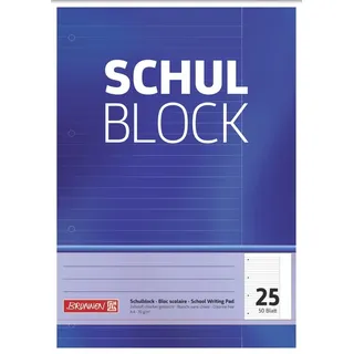 Brunnen Schulblock A4 Lineatur 25