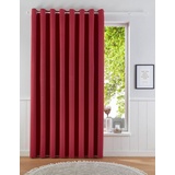 my home Verdunkelungsvorhang »Solana«, (1 St.), Vorhang, Gardine, Breite 280 cm, verdunkelnd, einfarbig, Raumteiler rot , 243327-8