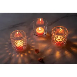 LEONARDO Teelichthalter Poesia Ø 10 cm Glas Transparent Klar