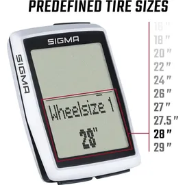 Sigma Sport Fahrradcomputer BC 12.0 WL STS CAD