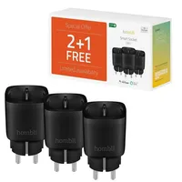 Hombli Smart Plug 3 St. Schwarz