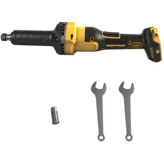Akku Geradschleifer Kompatibel mit DeWalt 18V Akku, Bürstenloser Geradschleifer 6mm 3mm Bohrfutter Professional Stabschleifer 4 Variablen Geschwindigkeiten zum Schleifen Polieren Gravur (ohne Akku)