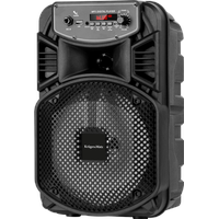 Krüger&Matz Music Box black speaker (Akkubetrieb), Bluetooth Lautsprecher, Schwarz