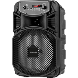 Krüger&Matz Music Box black speaker (Akkubetrieb), Bluetooth Lautsprecher, Schwarz