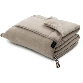 Bugatti Reisedecke Bugatti Reisedecke Doppio Soft, Beige, Textil, Uni, 130x150 cm, Oeko-Tex® Standard 100, Taschen, pflegeleicht, Wohntextilien, Decken, Kuscheldecken