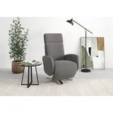 TV-Sessel SIT & MORE "Grenoble, inkl. Kopfteilverstellung und kabelgebundener Fernbedienung", grau, B:71cm H:110cm T:82cm, Sessel, wahlweise mit 2 Motoren und Akku und Aufstehhilfe