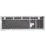 KOCAN 104 Tasten Zweifarbiges Spritzguss-PBT-Tastenkappen-Set OEM-Profil für mechanische Tastatur grau (nur Tastenkappen),Mechanische Tastatur Tastaturkappe