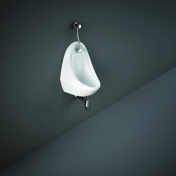 Urinal mit Unterputz-Spülkasten 4.5L, Automatische Spülung - zur Wandmontage - RAK Jazira x Hudson Reed