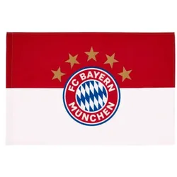 FC Bayern Fahne Logo 90x60cm rotweiss Fan-Fahne 4063711568135 FC BAYERN MÜNCHEN