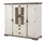 MASSIVMOEBEL24.DE Highboard Mango 160x45x142 weiß lackiert TOULOUSE #115