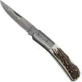 HALLER Damast-Taschenmesser Hirschhorn (42971)