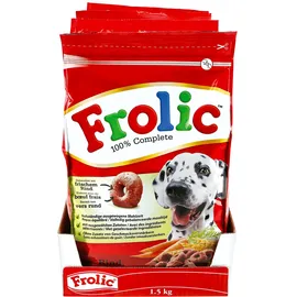 Frolic Hunde Trockenfutter mit frischem Rind 4x1,5kg