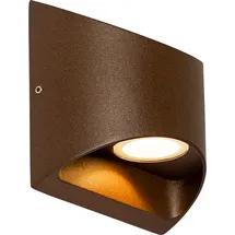 QAZQA Moderne Außenwandleuchte rostbraun inkl. LED 2-flammig IP54 - Mal