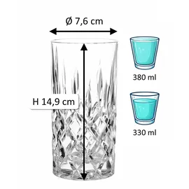 Nachtmann Noblesse Longdrinkglas 0,375 l 12-tlg.