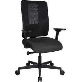 TOPSTAR Sitness Open X Deluxe Netz mit Schiebesitz mit Armlehnen anthrazit/schwarz