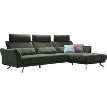 die planbar Eckcouch Polyester L-Form 3-Sitzer Grün