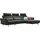 die planbar Eckcouch Polyester L-Form 3-Sitzer Grün