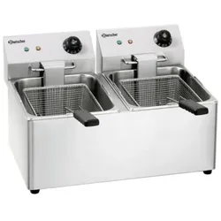 Gastro Bartscher Elektro-Doppel-Fritteuse SNACK IV 2x 8 Liter