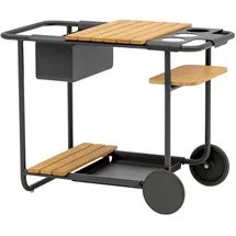 Zebra Technologies Garten-Servierwagen 90,5 x 51,5 x 68 cm Graphit