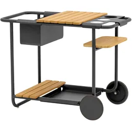 Zebra Technologies Garten-Servierwagen 90,5 x 51,5 x 68 cm Graphit