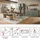Innostyle Sitzbank INA Artisan Eiche Braun 126 x 49 x 40 cm