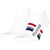 Tommy Hilfiger Herren Sneaker Socken 2er Pack - weiß