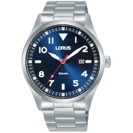 Lorus RH925QX9 Herrenarmbanduhr - Silber/Blau