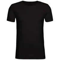 CALIDA Herren T-Shirt schwarz Baumwolle & Mix unifarben, schwarz, NOS