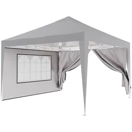 24move Seitenteile für Pavillon 2 Stück 2 x 3 m Grau