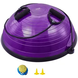 VEVOR Gymnastikball Fitnessball Sportball Yogaball 66cm Halb Lila Balance