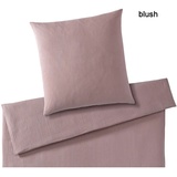 Elegante Smooth Bettwäsche-Set Musselin blush