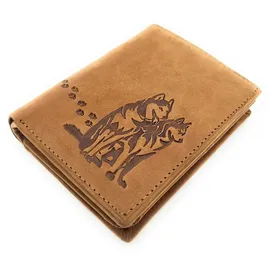 lemasi Huskies Geldbörse unisex braun