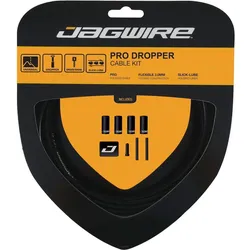 Jagwire Pro Dropper Zugset für Vario-Sattelstützen. 3.0 mm LEX-SL Außenhülle.... EINHEITSFARBE No Size