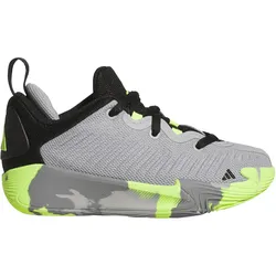 adidas Performance Initiation Low-Top Basketballschuhe Kinder JR9768 - grey two/core black/lucid lemon 31