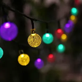 Forever Light Lichterkette Kunststoff 6,5 m 30 Kugeln mehrfarbig