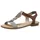 Rieker Riemchensandale Damen Grau/Braun 41