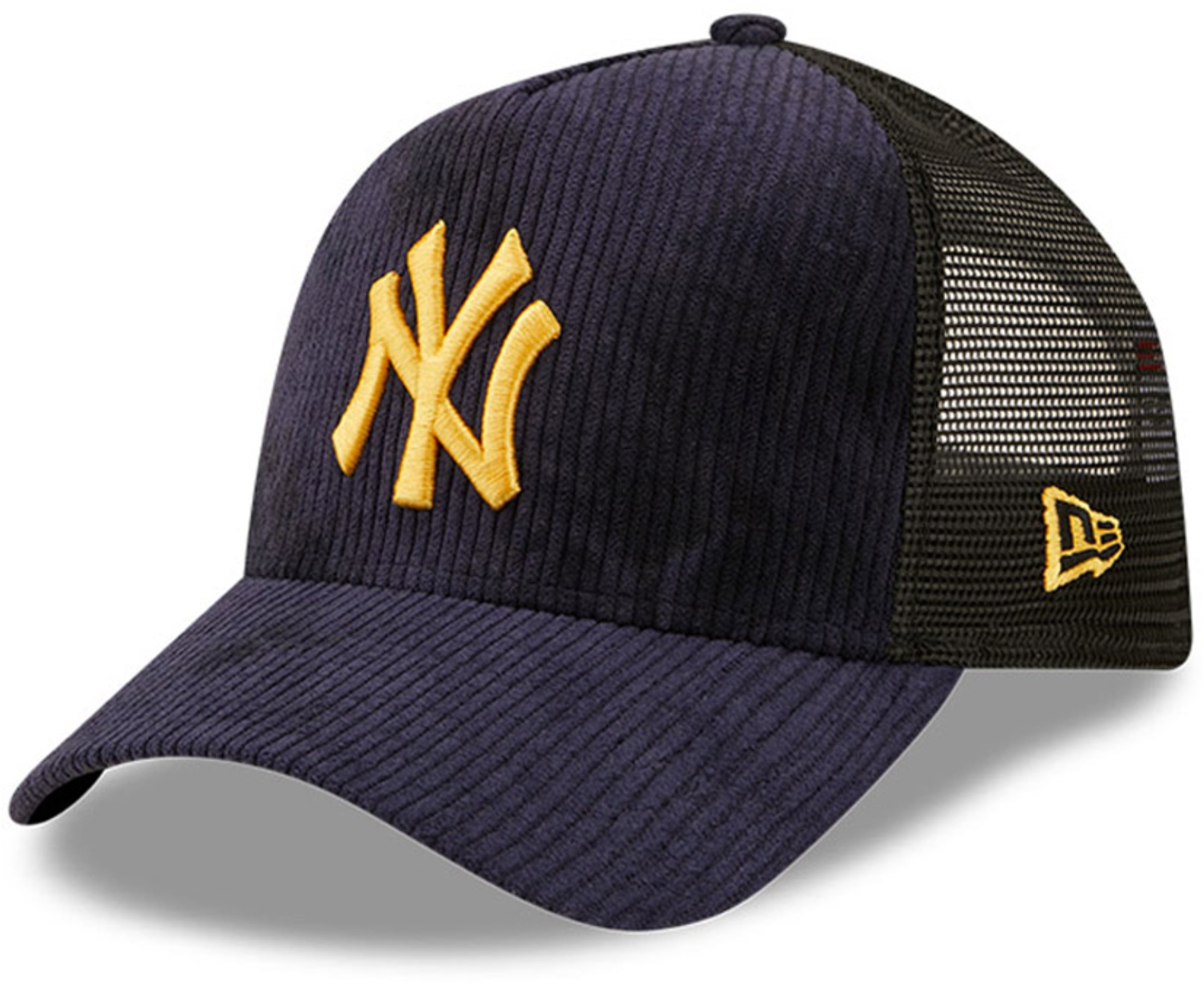 NEW ERA New York Yankees Tie Dye Cord 9FORTY A-Frame - Trucker Cap - Dunkeblau