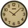 Holzwerk Wanduhr 30 cm BOHO Rattan braun